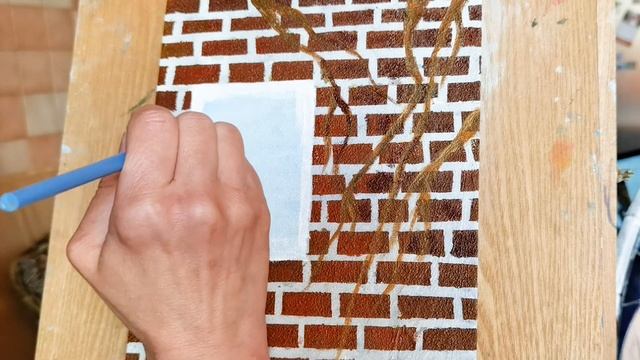 Акриловые краски как рисовать?Кошка на окошке ?? Своими руками просто?