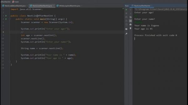 Class Scanner problems in Java - Возможные ошибки при работе с классом Сканер