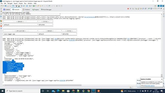 JSON logger Demo смотреть онлайн