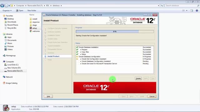 Install Oracle Database 12c Windows Tutorial смотреть онлайн