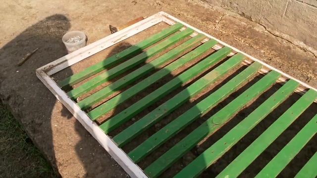 Посеяла капусту / Пересадила перец / Новая калитка