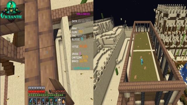 Minecraft Servidor Online Viciante 1.8 até a 1.20 . epi 5 Fazendinha de Alimentos. смотреть онлайн