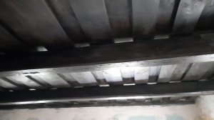 Ремонт старого деревенского дома: потолок и печь в жилой комнате!