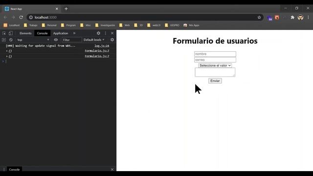 Validación de formulario en react con react hook form, php y mysql смотреть онлайн
