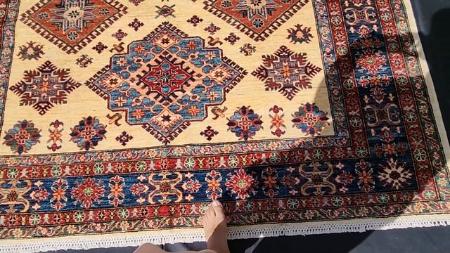 Ivory Kazak Area Rug | 6.5x 9.8ft / 2x3m смотреть онлайн