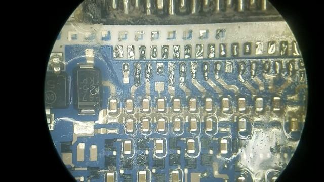 #5 ЭБУ Opel Vectra B Z16XE залуживание площадок под установку ремонтных контактов смотреть онлайн