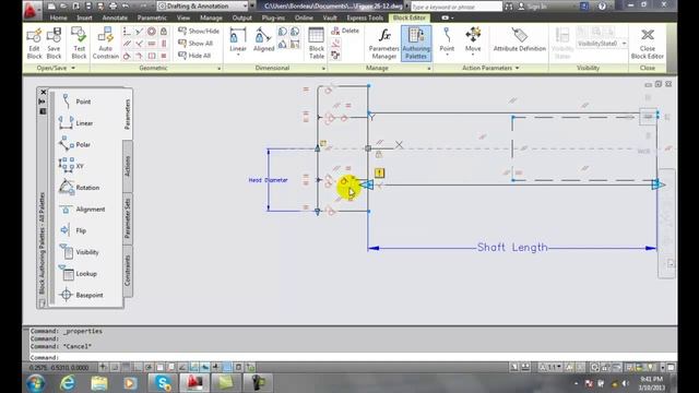 AutoCAD II 26-13 Stretching Objects Symmetrically смотреть онлайн