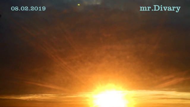 08 февраля 2019 небеса - закат в Москве от mr.Divary.movie смотреть онлайн
