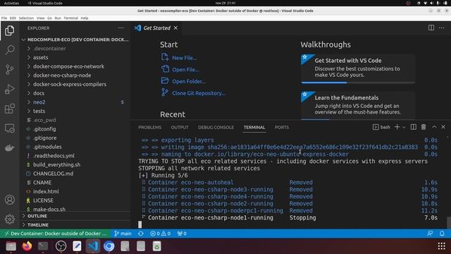Hello World on NeoCompiler Eco: VSCode + Dev Container - Video Tutorial смотреть онлайн