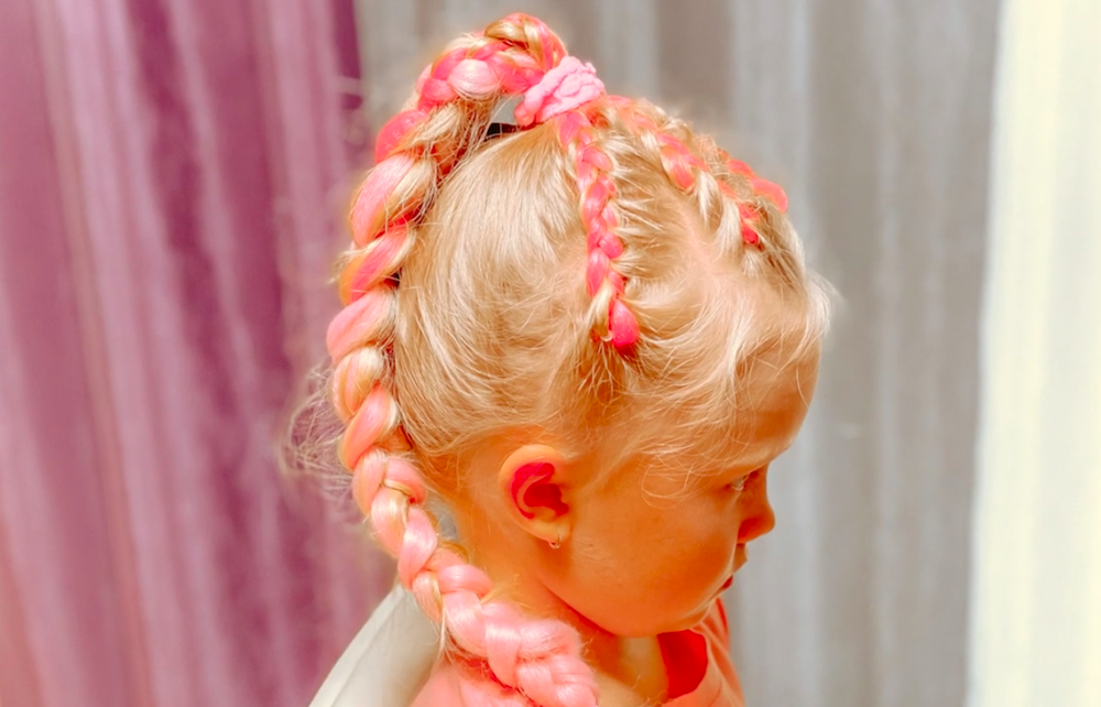 Хвост из канекалона. Косы с канекалоном смотреть онлайн