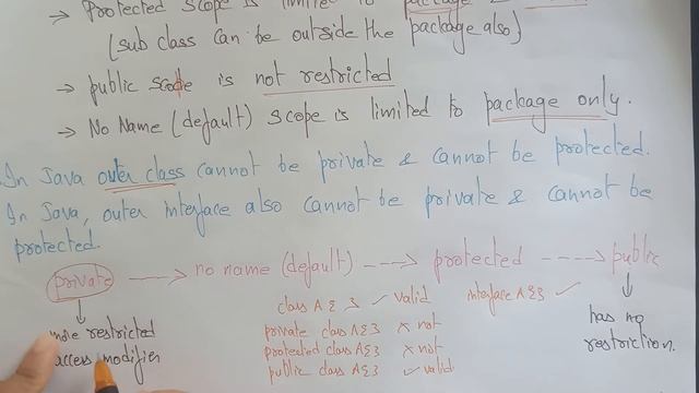 Access Modifiers in Java| lec 43| Java Tutorial|BhanuPriya смотреть онлайн