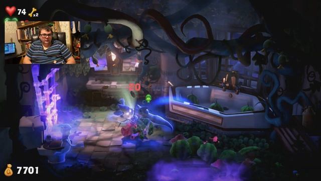I Sucked Up A Garden Ghost | LUIGI MANSION 3 смотреть онлайн