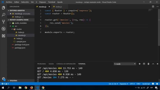 Tu primer REST API usando Node.js, ¿Que es una REST API? смотреть онлайн