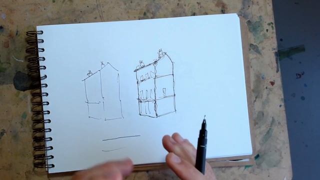 My Favourite Line Work Techniques for Loose Urban Sketching смотреть онлайн