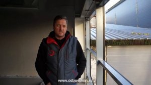 Фасадное остекление алюминием, монтаж