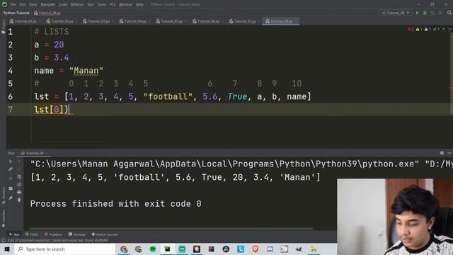 List | Indexing | Python | Python Tutorial | #8 смотреть онлайн