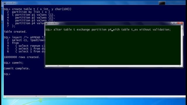 Running A Query During EXCHANGE PARTITION - No Crash!