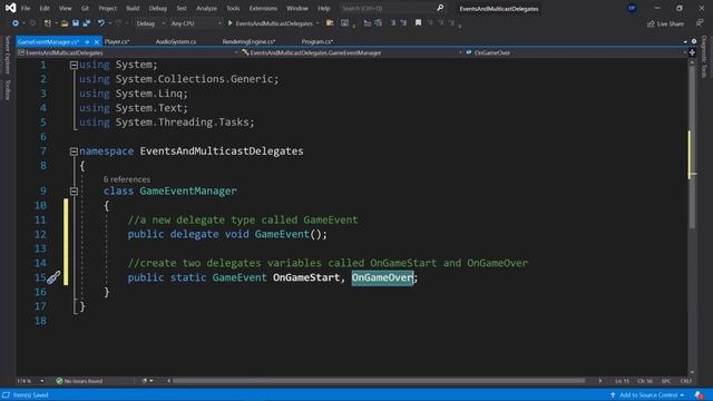 Muliticast DELEGATES and Events in C# - what are they and how do they work? смотреть онлайн