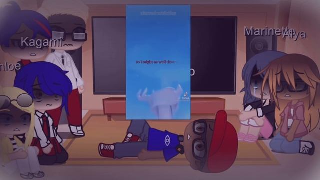 MLB react to Sad Adrien/Chat Noir || Miraculous Ladybug || смотреть онлайн