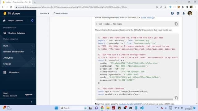 React-Firebase 2 : Creating Firebase project and connecting to React смотреть онлайн