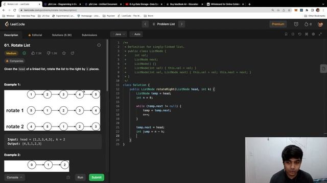 Rotate a Linked List - Must do Coding Questions | JAVA смотреть онлайн
