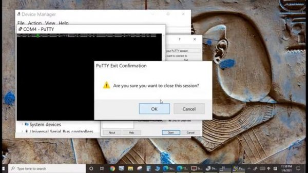 Connect a Cisco router using PuTTY
