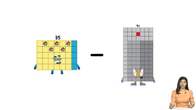 Numberblocks Math: Learn Subtracting | Maths Made Easy for Children | LEVEL 1 | #5 смотреть онлайн