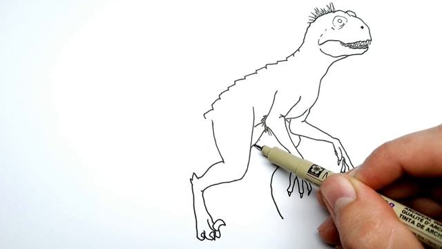 How to Draw Scorpius Rex | Step by Step смотреть онлайн