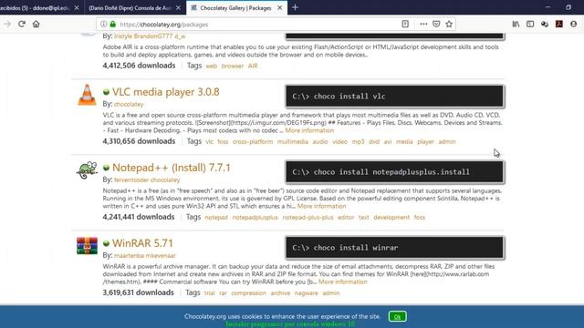 Chocolatey Instalar y desinstalar programas por consola en Windows смотреть онлайн