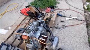 Один карбюратор на УРАЛ от тракторного пускача