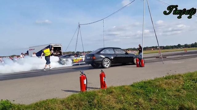 Dodge Dart 68 Dragster vs Volvo 745 + Ford Escort vs Opel Calibra Drifting Car смотреть онлайн