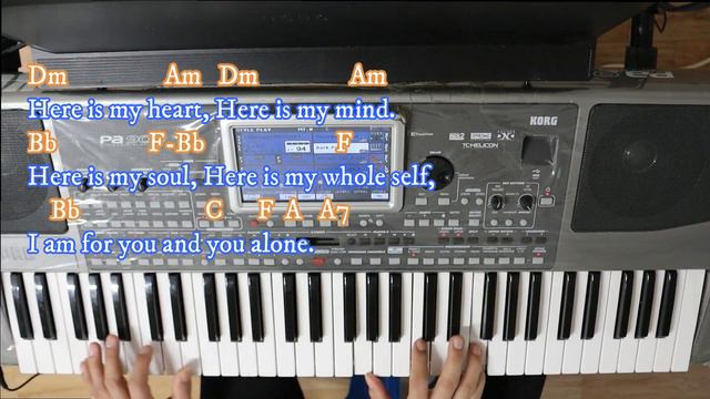 Lord Here I Am Instrumental Chords + Lyrics смотреть онлайн
