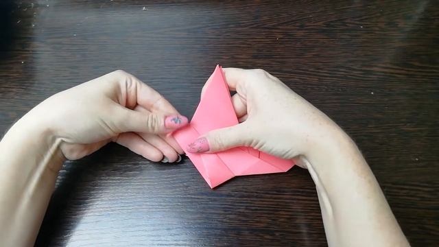 Как сделать оригами птица своими руками из бумаги. Простое оригами. Оригами птичка смотреть онлайн