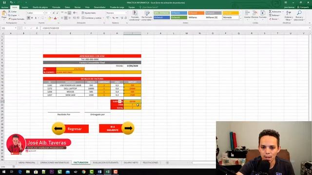 ?EJERCICIOS PRÁCTICOS EN EXCEL ? CURSO MICROSOFT OFFICE DESDE CERO #17 смотреть онлайн