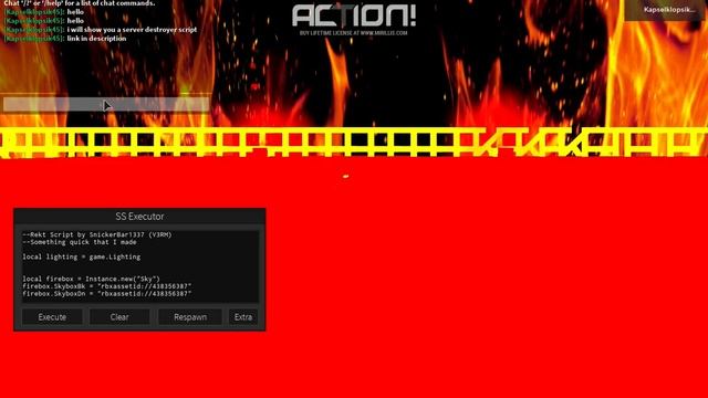 SERVER DESTROYER SCRIPT (IN DESCRIPTION) (SEE DESCRIPTION MESSAGE) смотреть онлайн