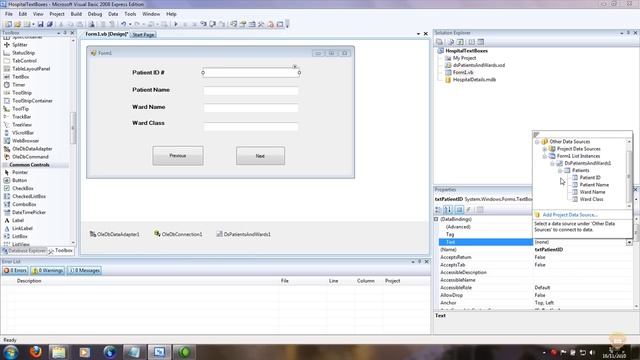 5.9 Displaying Database Data in Visual Basic Textboxes смотреть онлайн