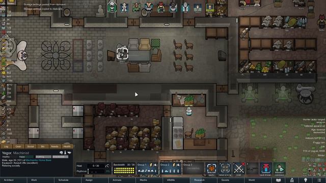 [81] RimWorld - Ship Begun - BioTech Mechanitor - Let's Play смотреть онлайн
