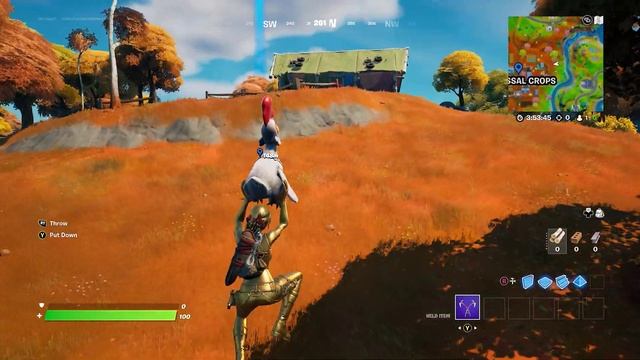Chicken Glider at Colossal Crops! *EASY GUIDE* Fortnite Challenge смотреть онлайн