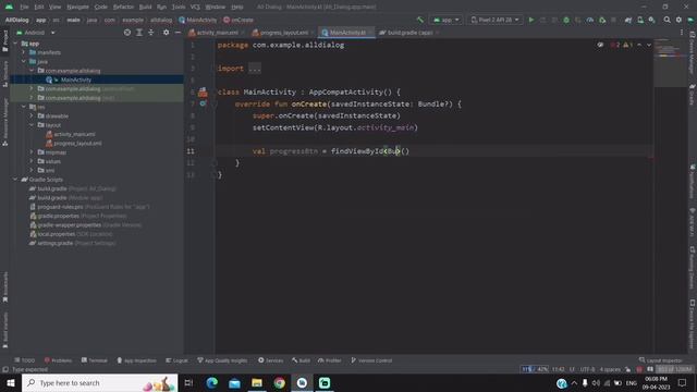 How to Implement Progress Dialog in Android Studio Kotlin смотреть онлайн