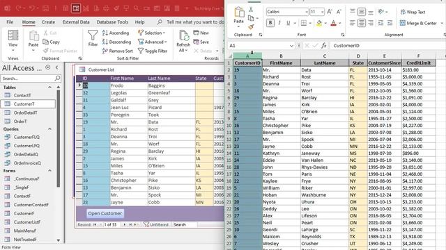 Exporting Data From Microsoft Access To Excel With Formatting