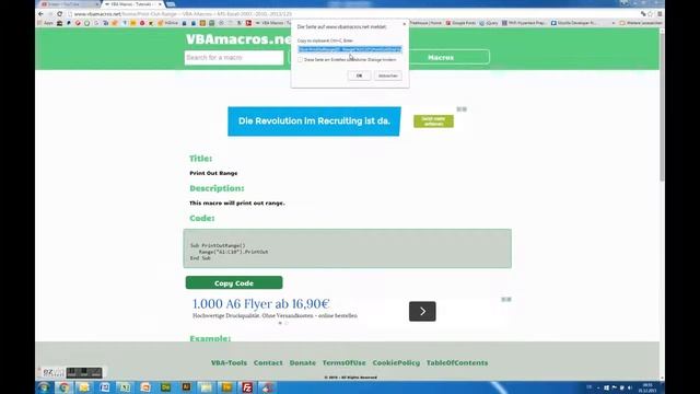 Print Out Range - VBA Macros - Tutorial - MS Excel 2007, 2010, 2013 смотреть онлайн