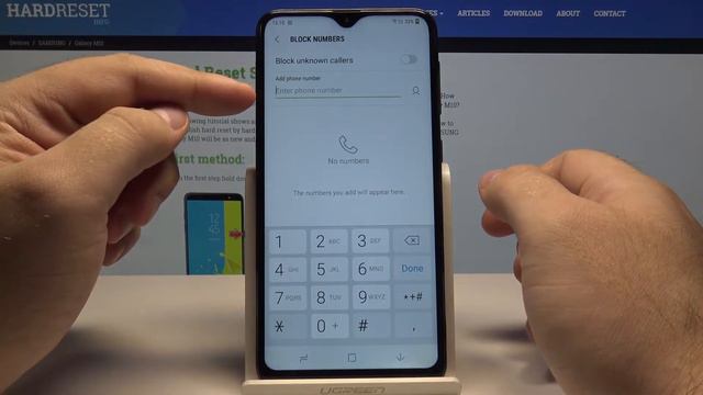 How to Block Number in SAMSUNG Galaxy M10 - Block Calls & SMS смотреть онлайн