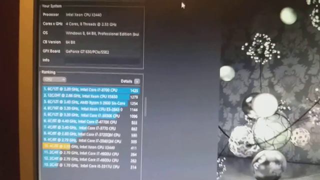 Xeon 3440 & GT630 - Cinebench r15 смотреть онлайн