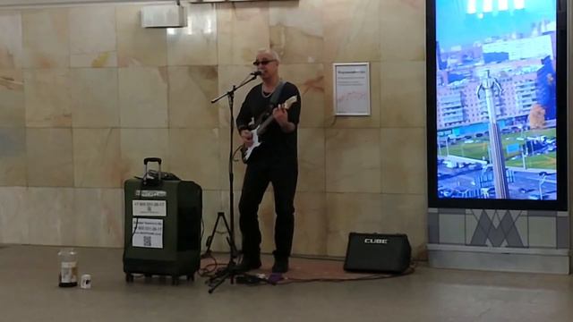"The Road to Hell" Chris Rea | Cover Performed by Jerry Chiappetta Jr | Музыка в метро смотреть онлайн