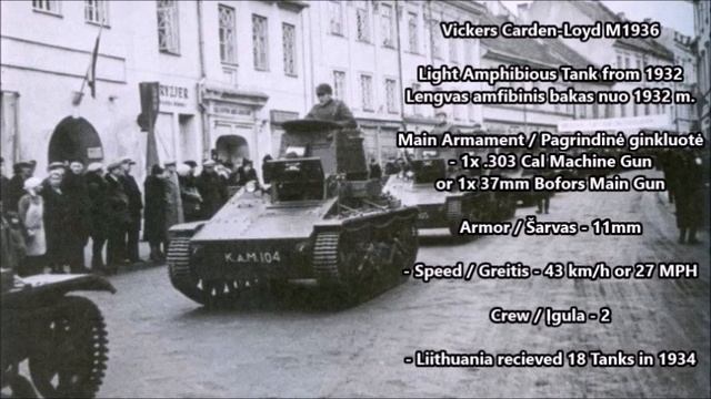 Lithuanian Tanks of World War II смотреть онлайн