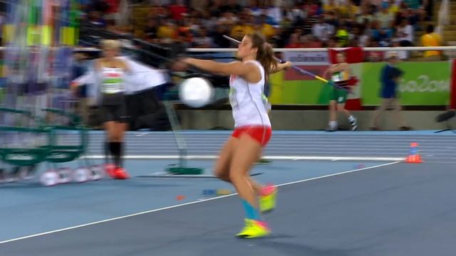 Sara Kolak becomes Javelin Olympic champion смотреть онлайн