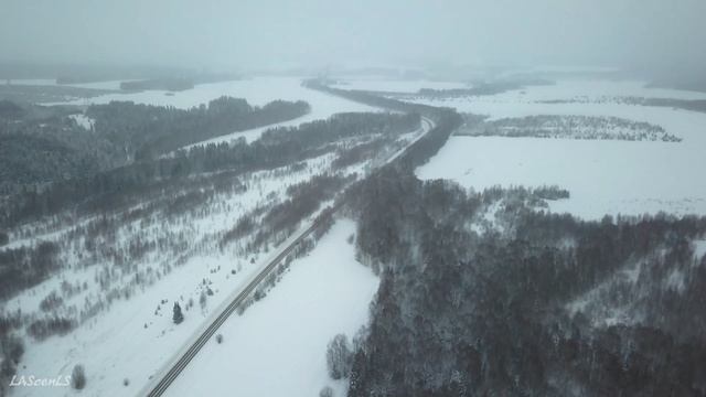 Зимний лес. Чайковский район [4K] смотреть онлайн
