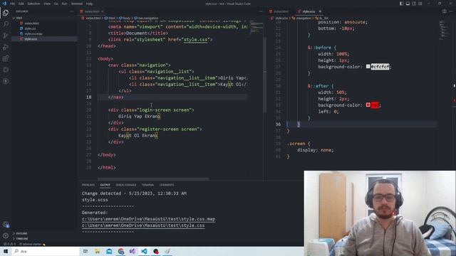 Tab Menu Yapımı | Html - Scss - No jS смотреть онлайн