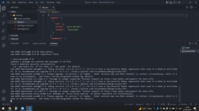 Creating a fake rest API (withoutn using github) ,deploying in heroku and testing in postman смотреть онлайн