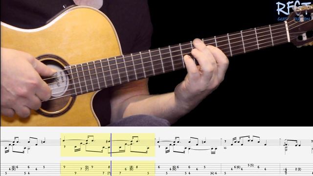 Sting - Shape Of My Heart Guitar Lesson смотреть онлайн